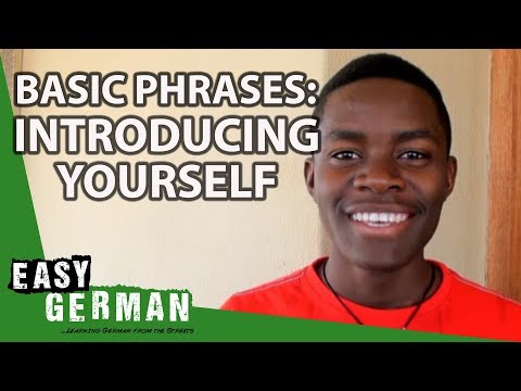 Easy German Basic Phrases - Introducing Yourself
