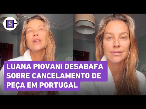 Luana Piovani laments the cancellation of the play: 'This is not how theater is done'