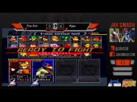 Jax Smash Weekly 5/26/16  - Fire Ant(Fox) Vs. Ajax(Falco) LQ Melee