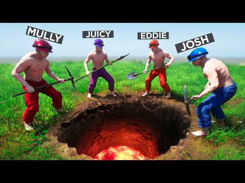 The Boys Dig a BIG Hole…