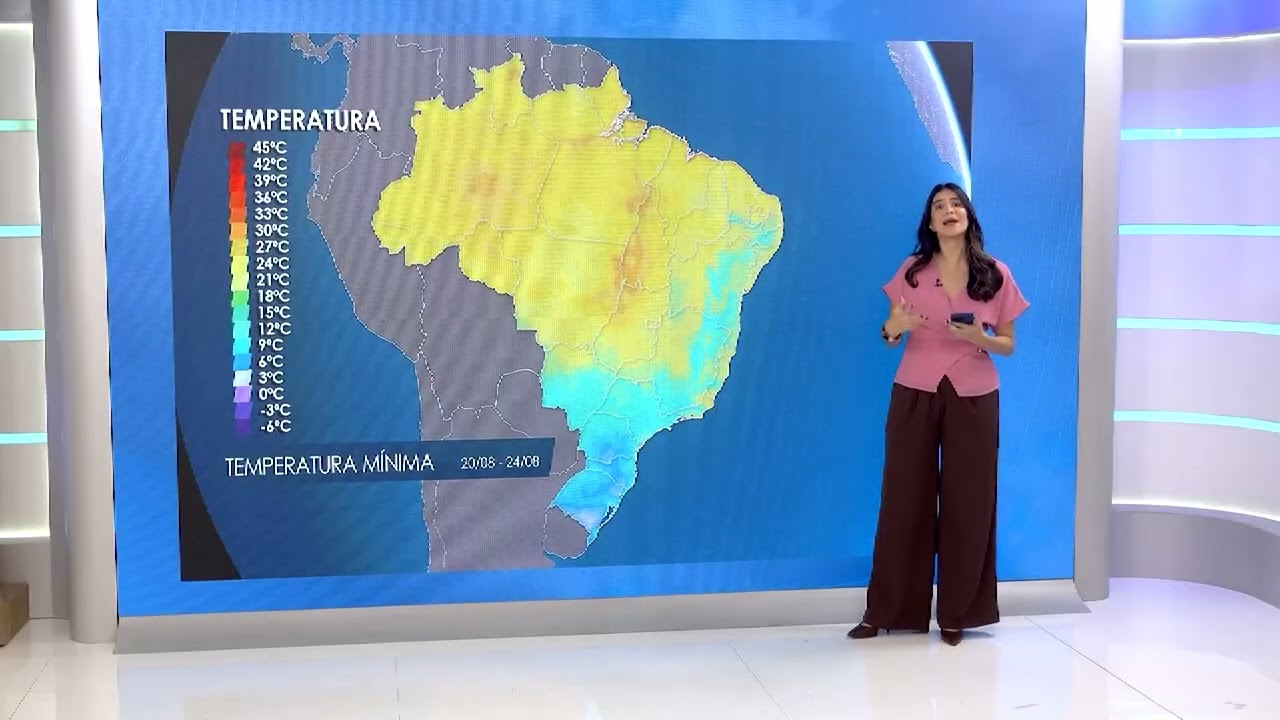Frente fria muda o tempo e provoca ventos fortes em parte do país