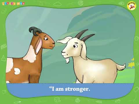 Two Wise Goats | Senior KG Stories for Children I Animated I Little Mee Stories