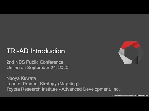 2nd NDS Public Conference 2020 - TRI-AD new member