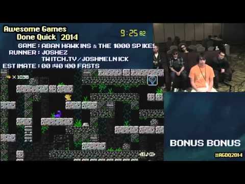 AGDQ 2014 Bonus Stream   Game 32   Aban Hawks and the 1000 Spikes