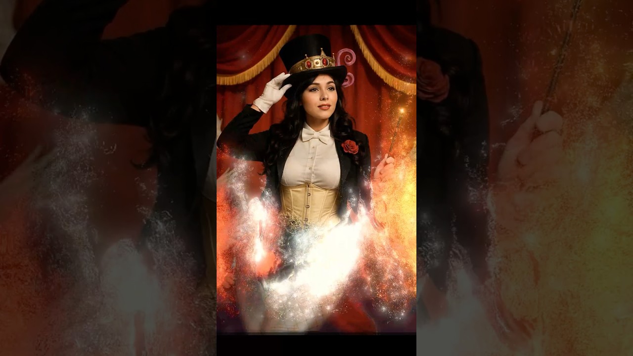 Zatanna Comes Alive! Comic to Real Life Magic ✨ #Shorts