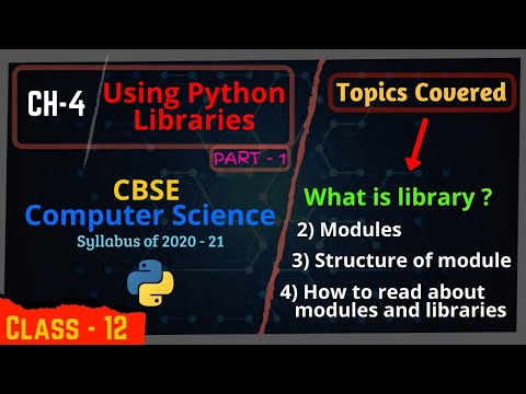 4 1 Using Python Libraries Modules And Library In Python Class 12 Board