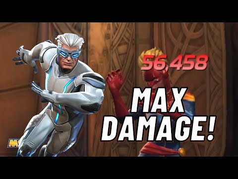 3 Star QuickSilver's Max Damage Output! 60k Burst Damage!