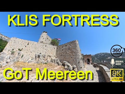 🏰 Klis Fortress - Meereen in Game of Thrones 🔥 360° 8K Virtual Tour