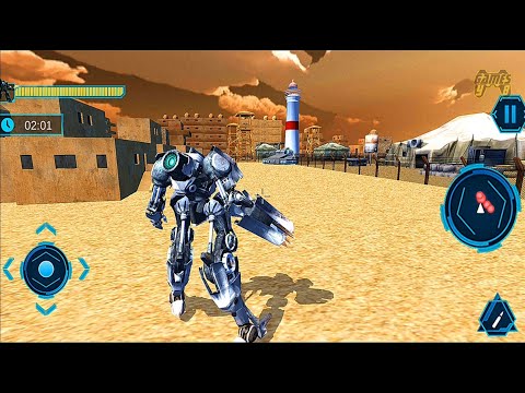 Train Robot Transformation: Robot Car Games 2021 - Android Gameplay