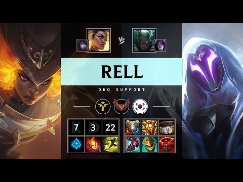 Rell Support vs Pyke - KR Grandmaster Patch 25.19