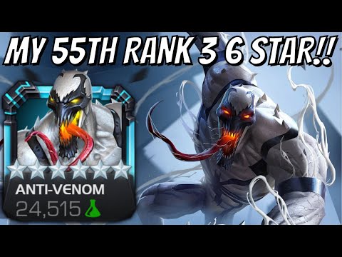 6 Star Rank 3 ANTI-VENOM Gameplay - COMPLETE UTILITY DEMO!! ULTIMATE SHOWCASE!!!