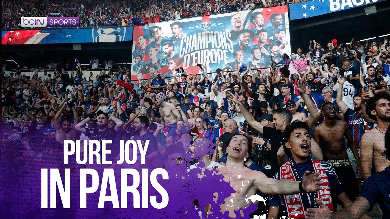 PSG Fans Celebrate Back-to-Back Champions League Titles