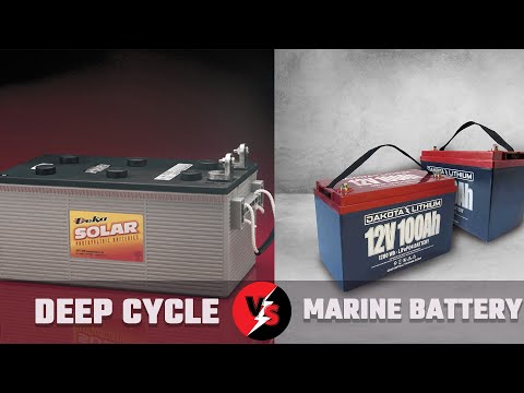 Deep Cycle vs Marine Battery