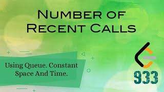 YouTube video 'Number of Recent Calls | LeetCode 933'