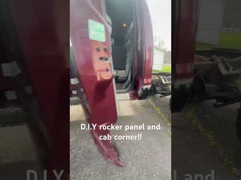F250 rocker panel and cab corner replacement