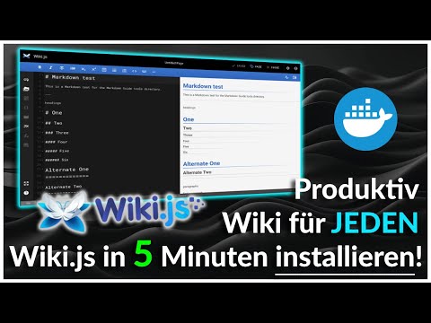 🚀 Wiki.js mit Docker auf Debian in Minuten! 🐳📚 Dein eigenes Wiki leicht gemacht! 🔥