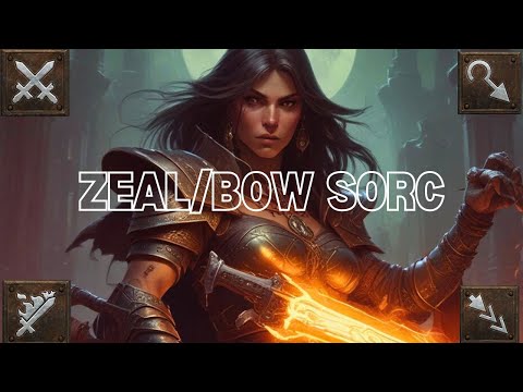D2R: GODLY Zeal/Bow Sorc final gear showcase + mini guide