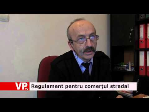 Regulament pentru comerţul stradal