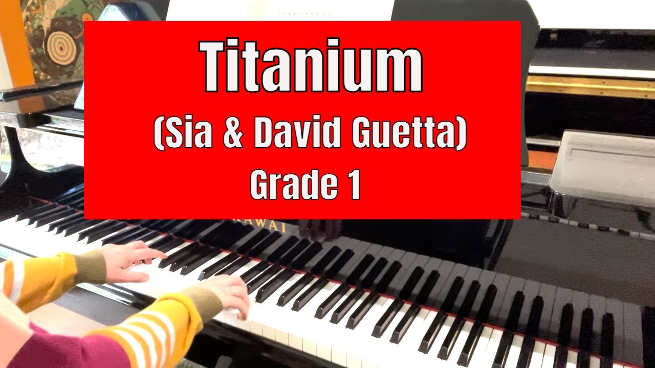 Titanium - Sia & David Guetta  |  Trinity piano grade 1  |  from 2023 TCL