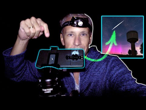 Perseiden u. Sternschnuppe nur mit Smartphone fotografieren | Anfänger