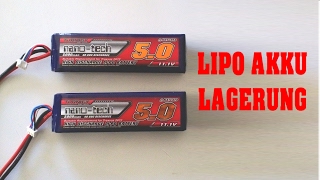 Lipo Akku Lagerung - lagern / storage - Lipo Safe und Box - Darconizer RC