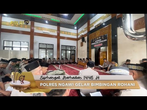POLRES NGAWI GELAR BIMBINGAN ROHANI