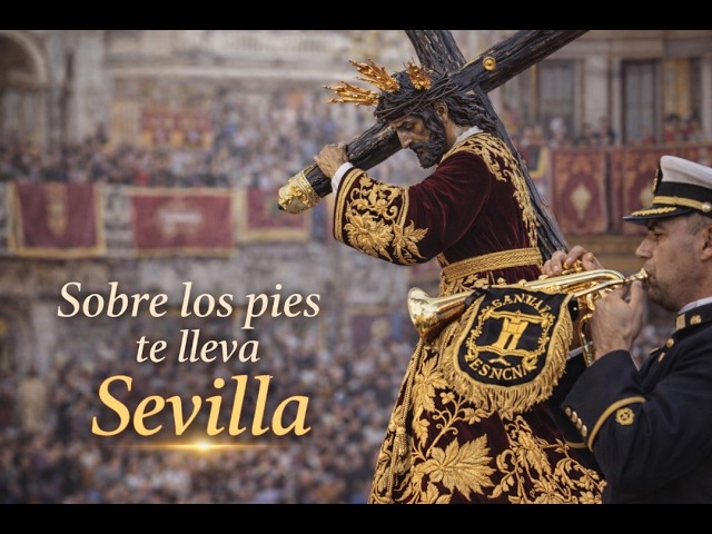 Vídeo relacionado con Genérico Cuadro Lienzo Canvas Jesús con la Cruz, Semana Santa de Sevilla, Hermandad de San Roque – Lienzo con Bastidor 3cm - Alta resolución (50_x_33_cm)