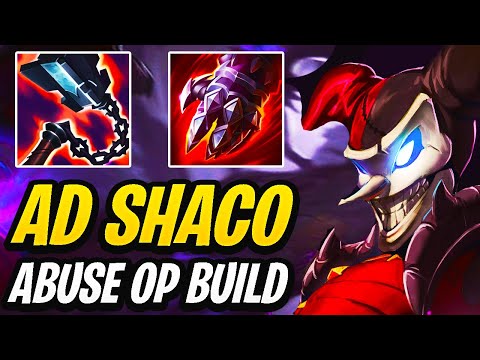 AD SHACO CAN ABUSE THIS OP BUILD TOO | Challenger AD Shaco