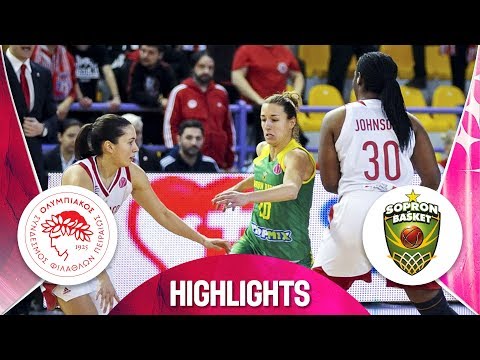Olympiacos 1st EuroLeague Women W came against Sopron Basket - Highlights - EuroLeague Women 2018-19