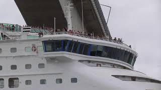 Sea Princess .. Going under Gateway Bridge Brisbane 8th March 2020