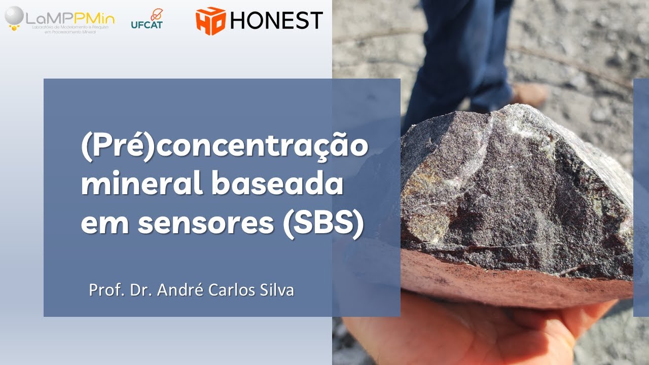 (Pré)concentração mineral baseada em sensores (SBS)