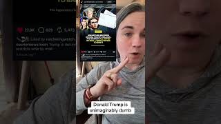 Donald Trump is unimaginably dumb #duet #voting #votersuppression #midterms #mailinballots #trump 