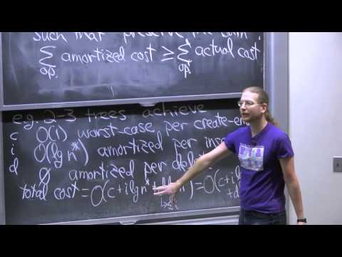 MIT 6.046J Lecture 5: Amortized Analysis — Aggregate, Accounting & Potential Method