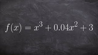 Determining If a Polynomial Function is Even or Odd