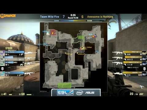 EMS One European Qualifications 2014 - Vorrunde Team Wild Fire vs. Awesome is Nothing (de_dust2)