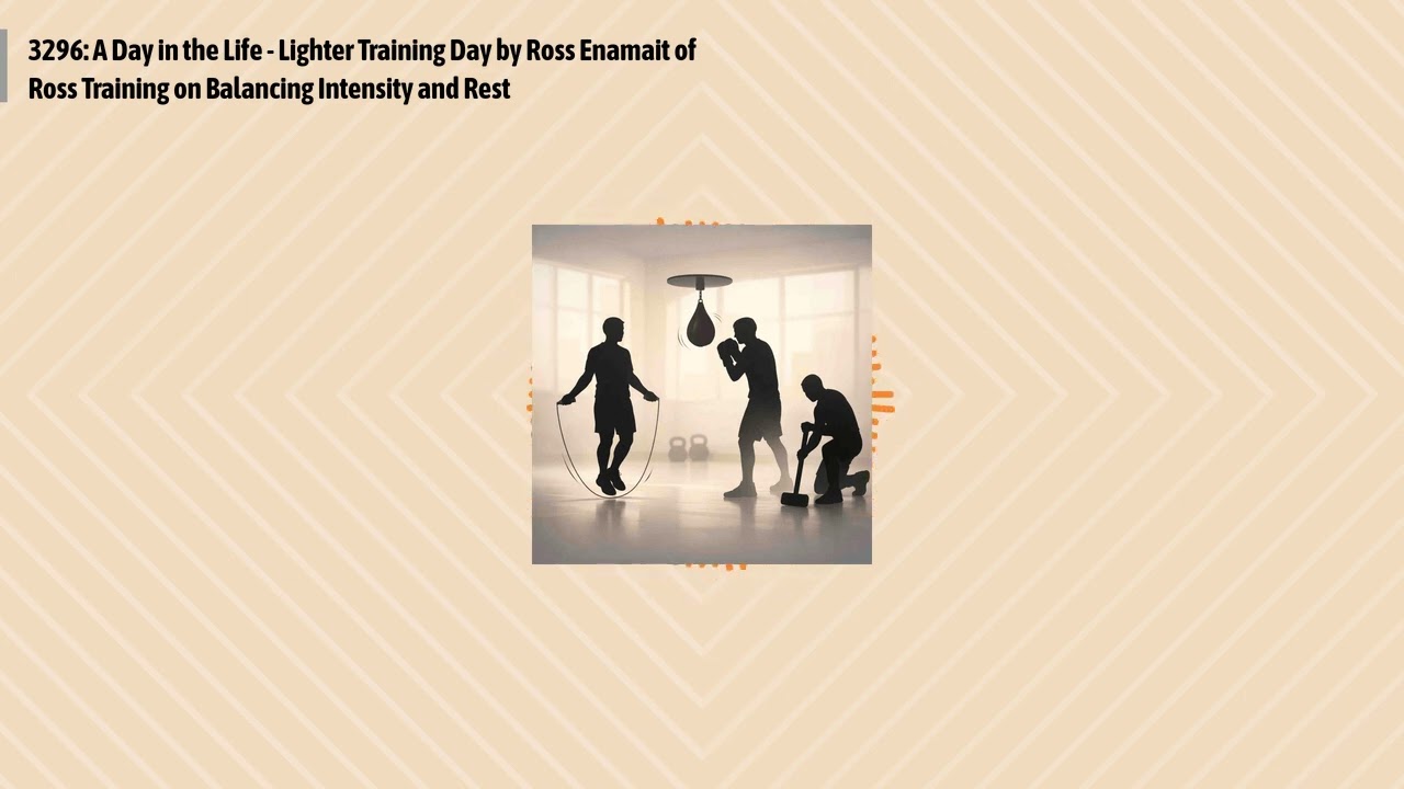 3296: A Day in the Life - Lighter Training Day by Ross Enamait of Ross Training on Balancing...