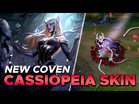 🌹 🐍 *NEW COVEN CASSIOPEIA SKIN* is a little basic I feel? | PBE Full Gameplay | Luminum