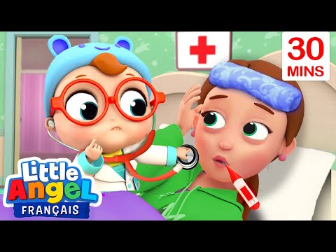 Oh, non! - Maman est malade! | Le monde de Bébé Louis | Little Angel Français - Comptines