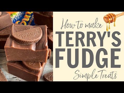 How to make Terry's Chocolate Orange Fudge! Recipe #Shorts