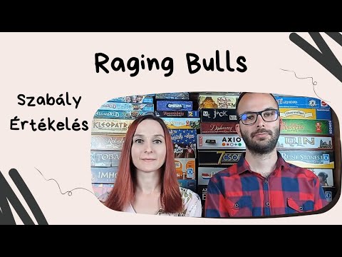 Vonalzóval bikát fogni: Raging Bulls társasjáték játékbemutató és szabályismertető - Társasozz Okosan!