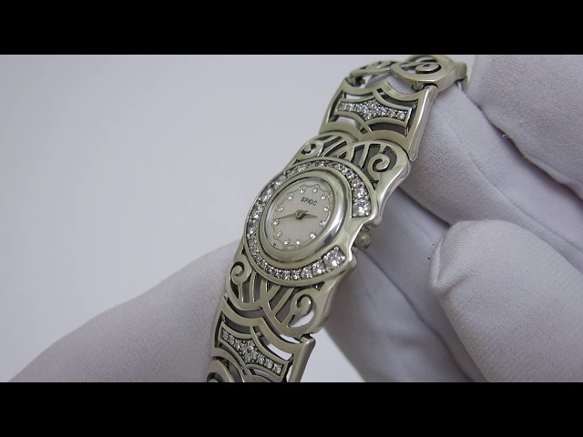 Жіночий срібний годинник 0520 Відео огляд