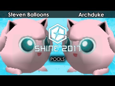 Shine 2017: Steven Balloons (Jigglypuff/Pikachu) V Archduke (Jigglypuff) - Smash 64 | Pools