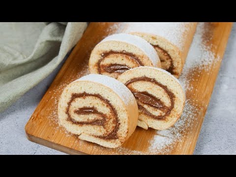 Rotolo con crema di nocciole: come farlo soffice e goloso a casa