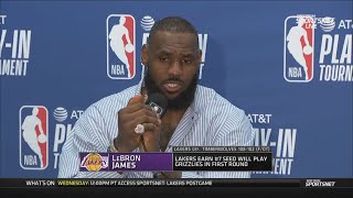 [花邊] LeBron談第一輪對上灰熊隊