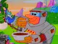 1991 Post Cocoa Pebbles Cereal Barney As Captain Cocoa RoboCop Spoof Commercial