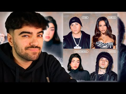 REACCIONO a FMK, Emilia, Nicki Nicole, Tiago PZK - MASNA REMIX (Official Video)