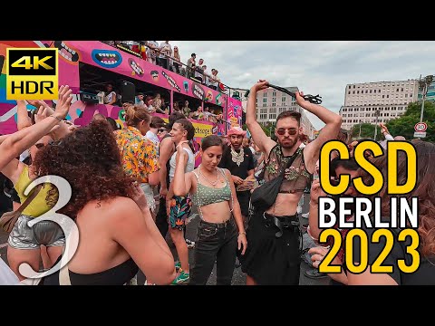 🏳️‍🌈 CSD Berlin Pride 2023 | Part 3 | Potsdamer Platz | 4K HDR
