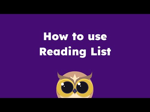 How to Save Websites to Your Reading List