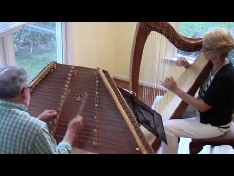 The Foggy Dew on Celtic harp, hammered dulcimer & flute by Timothy Seaman & Ann Robinson