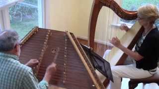 The Foggy Dew on Celtic harp, hammered dulcimer & flute by Timothy Seaman & Ann Robinson